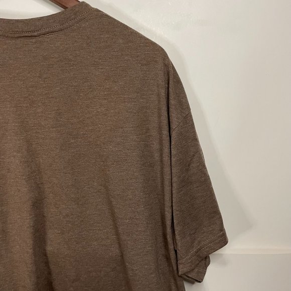 Volcom Mens T Shirt Size XL Logo Volcom Stone Brown Casual - Picture 8 of 10